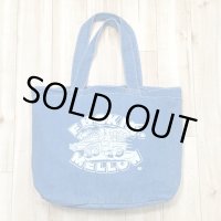 FUCKIN' MELLOW CLOTHING / Monster Rods デニム トートバッグ ライトブルー