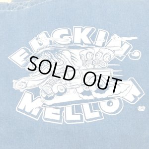 画像2: FUCKIN' MELLOW CLOTHING / Monster Rods デニム トートバッグ ライトブルー