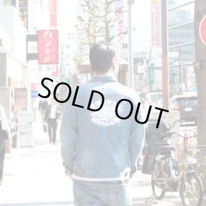 画像3: XLラスト1枚で終了 FUCKIN' MELLOW CLOTHING / Monster Rods デニムジャケット LIGHT BLUE