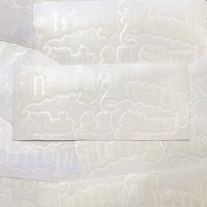 画像7: LONGBEACH DUB ALLSTARS / カッティングステッカー ホワイト