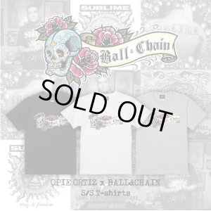 画像3: "OPIE ORTIZ x BALL&CHAIN" BALL&CHAIN / 半袖 Tシャツ ホワイト