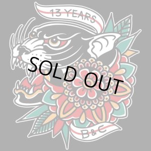 画像2: FUCKIN' MELLOW CLOTHING / 13 Years Fuckin Up "designed by iZUMONSTER" 半袖 Tシャツ BLACK