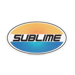画像3: SUBLIME / Oval ステッカー (Copyright 2001)