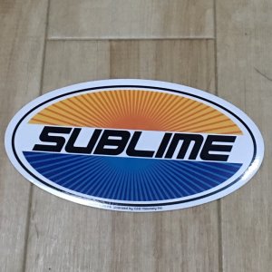 画像4: SUBLIME / Oval ステッカー (Copyright 2001)