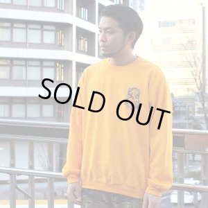 画像1: Mサイズラスト1枚で終了 FUCKIN' MELLOW CLOTHING / Cross Hearts スウェット GOLD