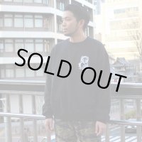 Lサイズラスト1枚で終了 FUCKIN' MELLOW CLOTHING / Cross Hearts スウェット BLACK