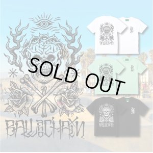 画像5: FUCKIN' MELLOW CLOTHING / "Skull & Rose" designed by illsynapse Tシャツ WHITE