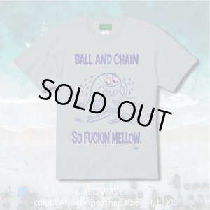 画像4: FUCKIN' MELLOW CLOTHING / "Big Wave" designed by stinksigns Tシャツ Athletic Heather