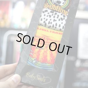 画像10: ラスト2足で終了 MERGE4 SOCKS / SUBLIME - ベイビー用ソックス3足ペアセット (40oz Sun/Everything Under the Sun/Went to the Moon)