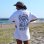 画像1: FUCKIN' MELLOW CLOTHING / "Skull & Rose" designed by illsynapse Tシャツ WHITE (1)