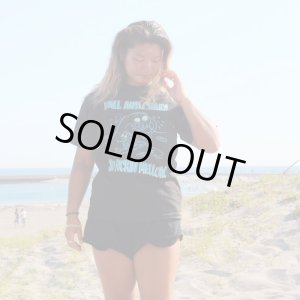 画像2: ラストLサイズ1枚で終了 FUCKIN' MELLOW CLOTHING / "Big Wave" designed by stinksigns Tシャツ BLACK