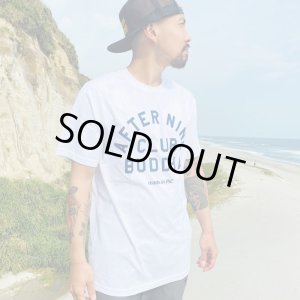 画像1: FUCKIN' MELLOW CLOTHING / "AFTER9 x CLUB BUDDHA" designed by PICTURE MOUSE Tシャツ WHITE