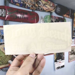 画像6: LONGBEACH DUB ALLSTARS / カッティングステッカー ホワイト