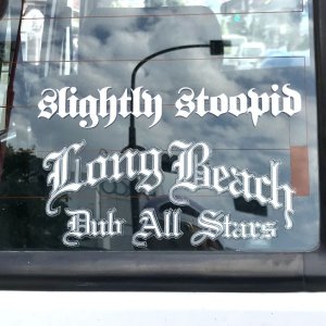 画像4: LONGBEACH DUB ALLSTARS / カッティングステッカー ホワイト