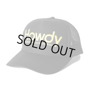 画像6: HOWDY / Logo メッシュキャップ ブラックxイエロー