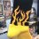 画像3: ching&co. / Fire Burning yellow スケーターソックス  (3)