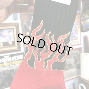 画像2: ching & co. / Fire Burning red スケーターソックス 