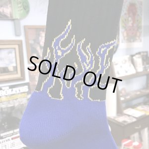 画像3: ching&co. / Fire Burning blue スケーターソックス 