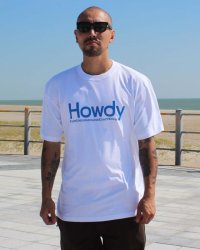 Lサイズラスト1枚で終了 HOWDY / Logo 2 Tシャツ ホワイト