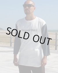 XLラスト１枚で終了 HOWDY / ILS ベースボールTシャツ ブラックｘホワイト