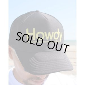 画像2: HOWDY / Logo メッシュキャップ ブラックｘイエロー