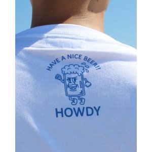 画像7: Lサイズラスト1枚で終了 HOWDY / Logo 2 Tシャツ ホワイト