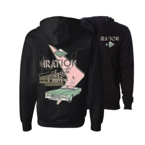 画像10: Lサイズラスト1枚で終了 送料無料 IRATION / Drive In ジップアップフーディー