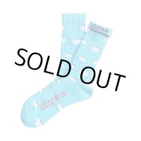 ching & co. / ひつじ雲 スケーターソックス ブルー