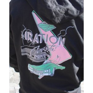 画像5: Lサイズラスト1枚で終了 送料無料 IRATION / Drive In ジップアップフーディー