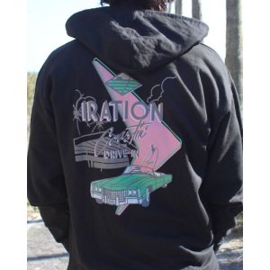 画像4: Lサイズラスト1枚で終了 送料無料 IRATION / Drive In ジップアップフーディー