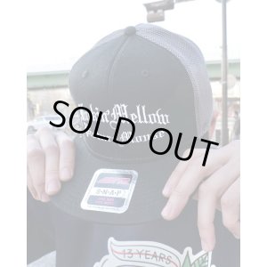 画像2: ラスト1枚で終了 FUCKIN' MELLOW CLOTHING x PICTURE MOUSE / スナップバックメッシュキャップ WHITE x BLACK