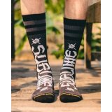 MERGE4 SOCKS / SUBLIME - CHAZ TAG BLACK ソックス