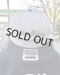 ラスト1枚で終了 FUCKIN' MELLOW CLOTHING x PICTURE MOUSE / スナップバックメッシュキャップ BLACK x GREY