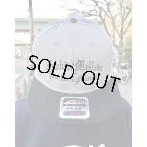 画像1: ラスト1枚で終了 FUCKIN' MELLOW CLOTHING x PICTURE MOUSE / スナップバックメッシュキャップ BLACK x GREY