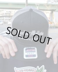 ラスト1枚で終了 FUCKIN' MELLOW CLOTHING x PICTURE MOUSE / スナップバックメッシュキャップ WHITE x BLACK