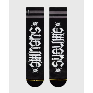 画像4: MERGE4 SOCKS / SUBLIME - CHAZ TAG BLACK ソックス