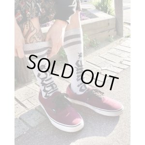画像1: ラスト1足で終了 MERGE4 SOCKS / SUBLIME - CHAZ TAG WHITE ソックス