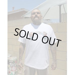 画像1: XLラスト1枚で終了 "OPIE ORTIZ x BALL&CHAIN" / Doin Time コラボTシャツ ホワイト