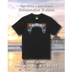画像7: "OPIE ORTIZ x BALL&CHAIN" / Doin Time コラボTシャツ ブラック