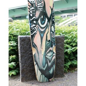 画像8: 1枚限定 鬼レア 国宝クラス 当時物 新品 未使用 LONG BEACH DUB ALLSTARS / 1999リリース Right Back 促販用 スケートボードデッキ ウッドイエロー