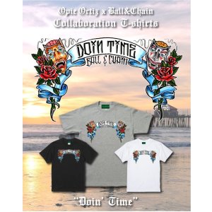 画像8: "OPIE ORTIZ x BALL&CHAIN" / Doin Time コラボTシャツ ブラック