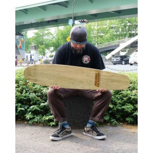 画像5: 1枚限定 鬼レア 国宝クラス 当時物 新品 未使用 LONG BEACH DUB ALLSTARS / 1999リリース Right Back 促販用 スケートボードデッキ ウッドイエロー