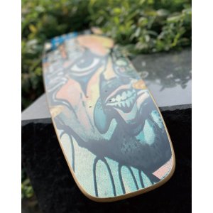 画像12: 1枚限定 鬼レア 国宝クラス 当時物 新品 未使用 LONG BEACH DUB ALLSTARS / 1999リリース Right Back 促販用 スケートボードデッキ ウッドイエロー