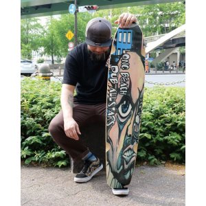 画像4: 1枚限定 鬼レア 国宝クラス 当時物 新品 未使用 LONG BEACH DUB ALLSTARS / 1999リリース Right Back 促販用 スケートボードデッキ ウッドイエロー