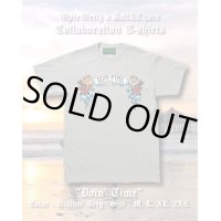 2XLラスト1枚で終了 "OPIE ORTIZ x BALL&CHAIN" / Doin Time コラボTシャツ ヘザーグレー