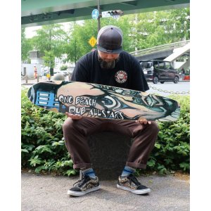 画像3: 1枚限定 鬼レア 国宝クラス 当時物 新品 未使用 LONG BEACH DUB ALLSTARS / 1999リリース Right Back 促販用 スケートボードデッキ ウッドイエロー