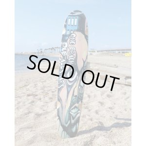 画像1: 1枚限定 鬼レア 国宝クラス 当時物 新品 未使用 LONG BEACH DUB ALLSTARS / 1999リリース Right Back 促販用 スケートボードデッキ ウッドイエロー