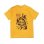 画像2: XLサイズラスト1枚で終了 FUCKIN' MELLOW CLOTHING / "KARMA SHARK" designed by illsynapse Tシャツ GOLD (2)