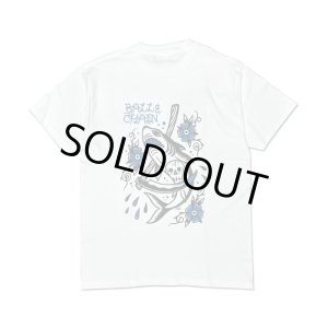 画像2: Mサイズラスト1枚で終了 FUCKIN' MELLOW CLOTHING / "KARMA SHARK" designed by illsynapse Tシャツ WHITE