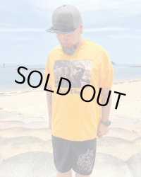 "OPIE ORTIZ x STONE SHOOT x BALL&CHAIN" / LBDA Posse トリプルコラボTシャツ ゴールド